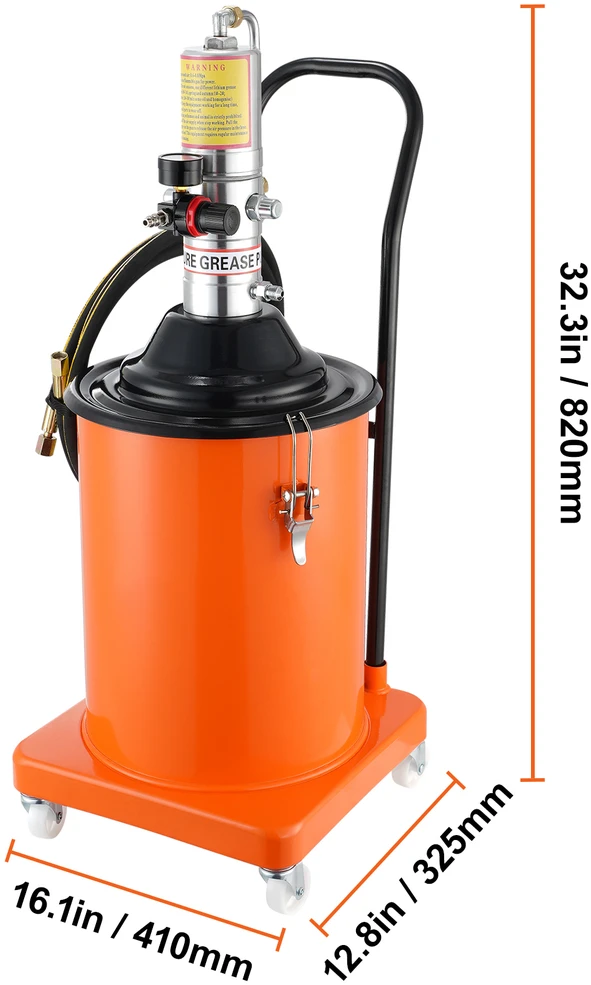 VEVOR Oro tepalo pompa su vežimėliu 20L