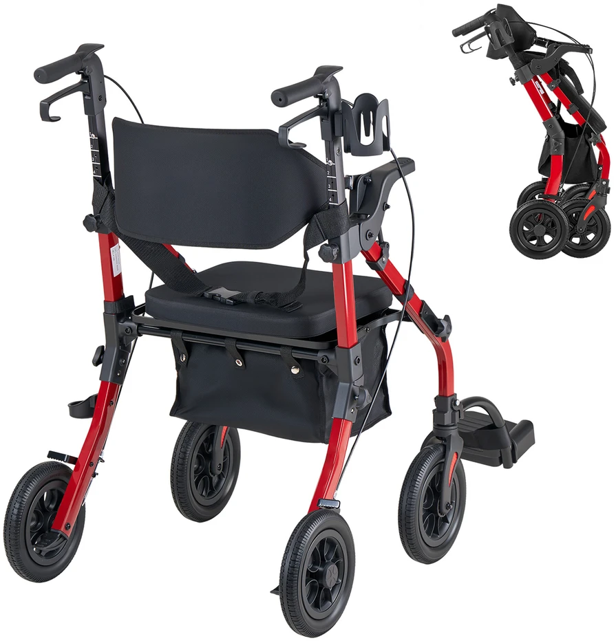 VEVOR 2-in-1 vaikštynė ir kėdutė vyresnio amžiaus žmonėms