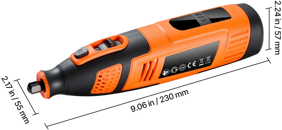 VEVOR 119 dalių belaidis rotacinis įrankių rinkinys