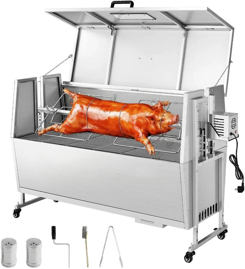 VEVOR Rūkyklos grilis su iešmais iki 60 kg