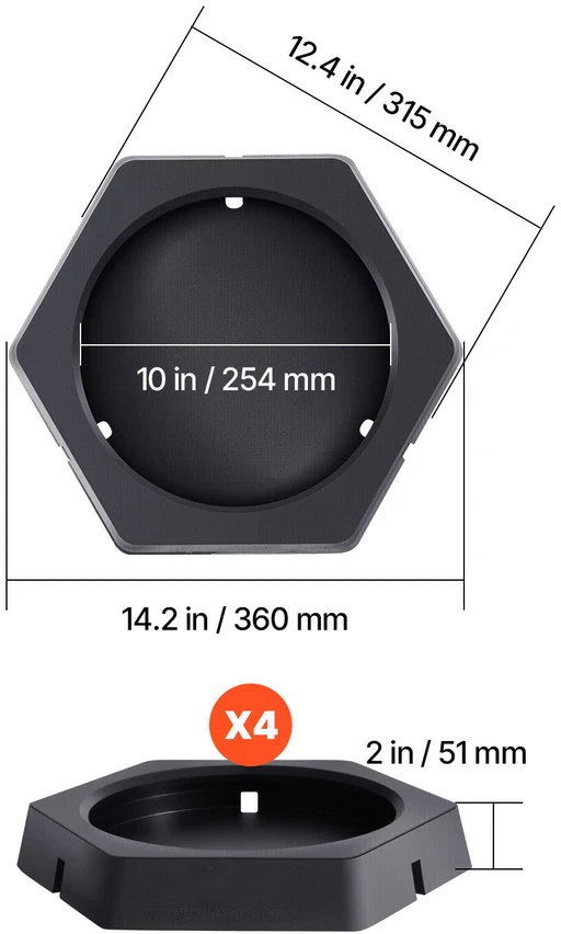 VEVOR Kempingo priekabos stabilizavimo padeliai