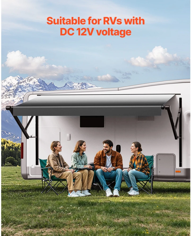 VEVOR Elektrinis tentas RV DC12V priekaboms