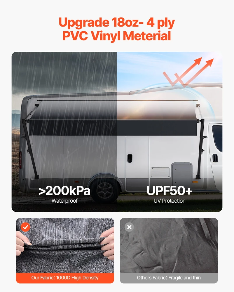 VEVOR 18 pėdų palapinė RV priekaboms