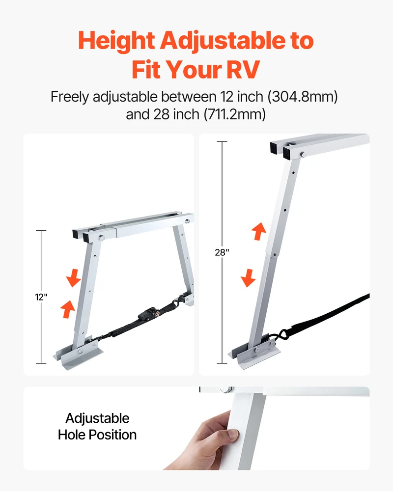 VEVOR Universalus RV stabiliatorius, reguliuojamas aukštis