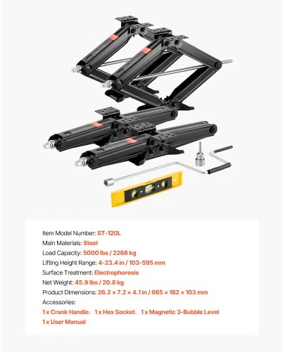 VEVOR RV žirklinutės 2268 kg stabilizavimo rinkiniai