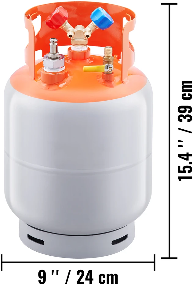 VEVOR Šaldymo dujų surinkimo bakas 13.6kg