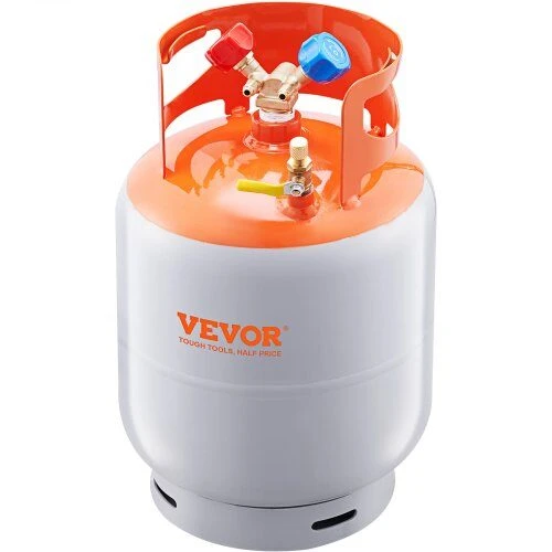 VEVOR Šaldymo skysčio atgavimo 13,6kg balionas 400 PSI Y vožtuvas