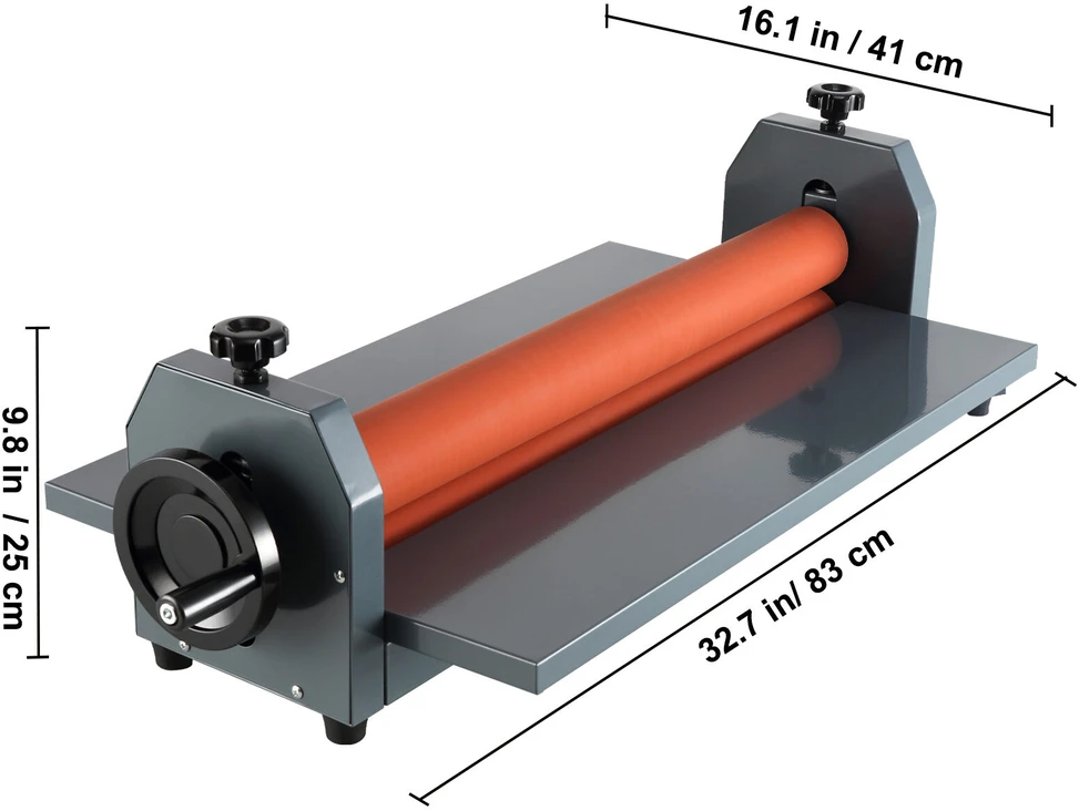 VEVOR Rankinis 65 cm šaltųjų rulonų laminatorius