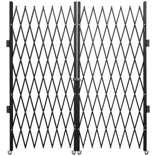 VEVOR Dvigubos sulankstomos saugos grotelės 155 x 310 cm