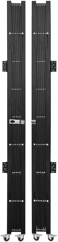 VEVOR Dvigubos sulankstomos saugos grotelės 155 x 310 cm