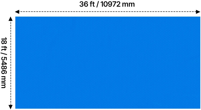 VEVOR Baseino dangtis nuo saulės 10.97 x 5.49 m