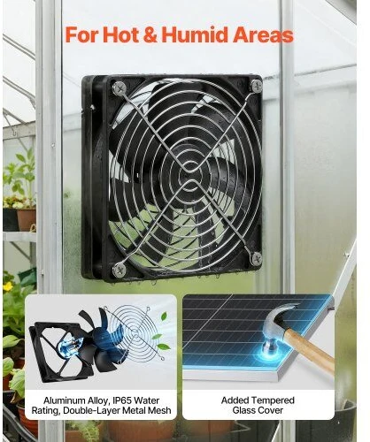 VEVOR Saulės energija varomas ventiliatorius, 30 W