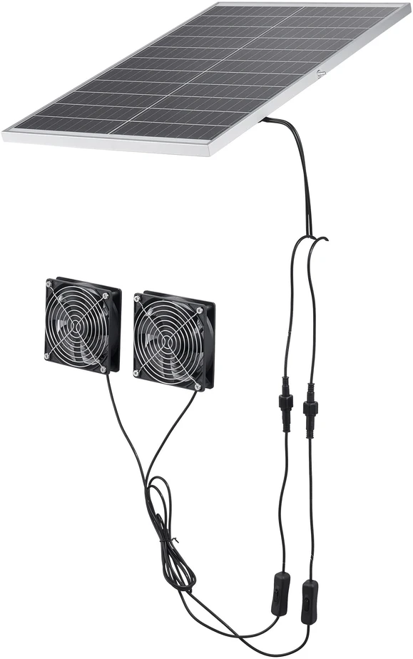 VEVOR Saulės energija varomas ventiliatorius, 30 W