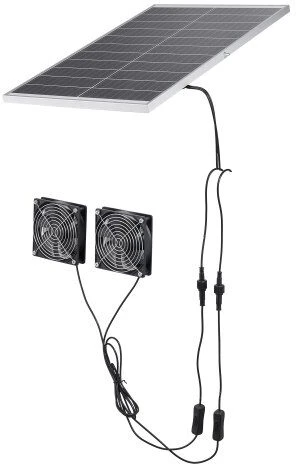 VEVOR Saulės energija varomas ventiliatorius, 30 W