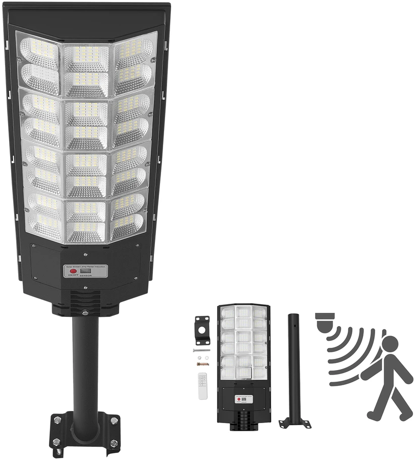 VEVOR 8000 W saulės šviestuvas lauko apšvietimui