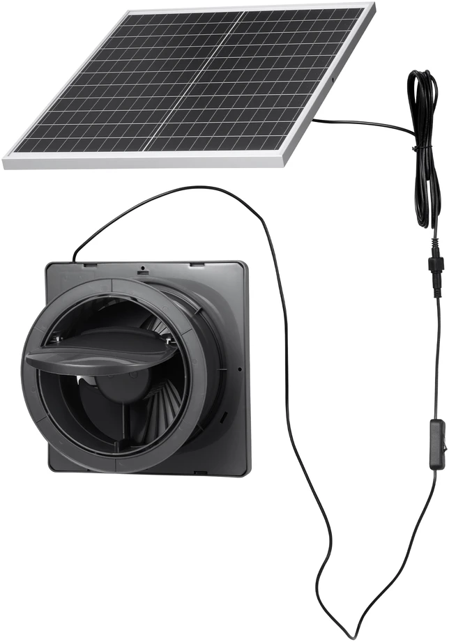 VEVOR Saulės energijos ventiliatorius, 25W panelė, 220 CFM srautas