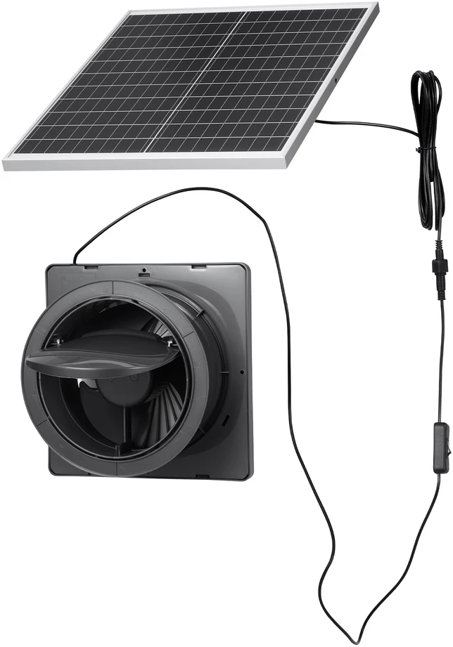 VEVOR Saulės energijos ventiliatorius, 25W panelė, 220 CFM srautas