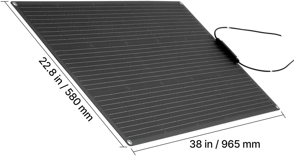 VEVOR Lankstus 100W saulės modulis su MC4 jungtimi