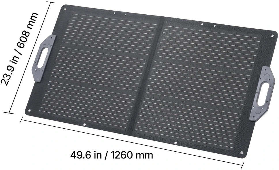 VEVOR 100W sulankstomas saulės skydelis