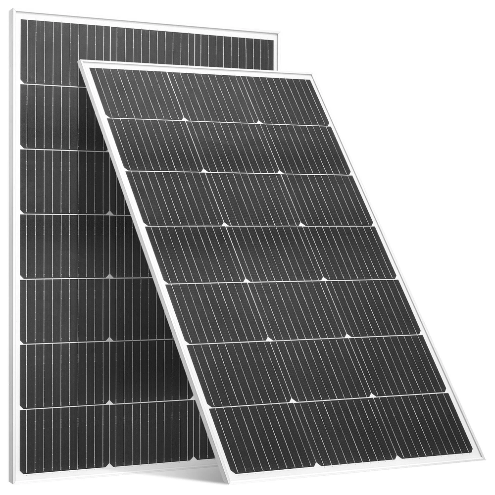 VEVOR 2 vienetų 100W monokristalinės saulės plokštės