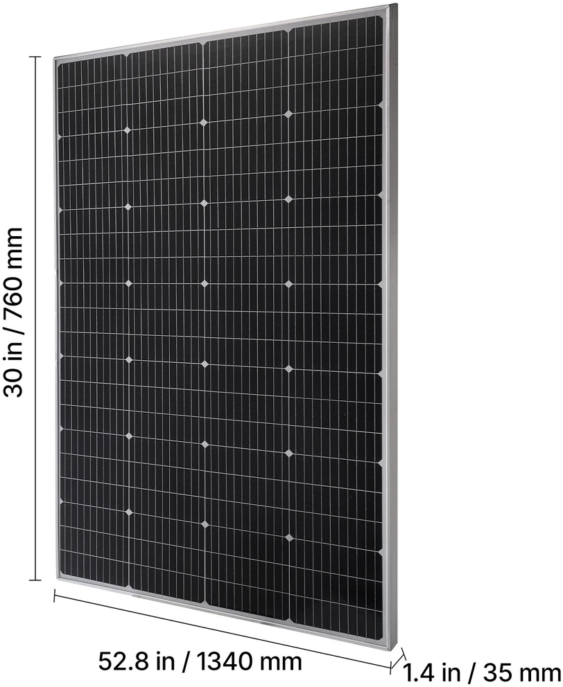 VEVOR 200W monokristalinis saulės modulis