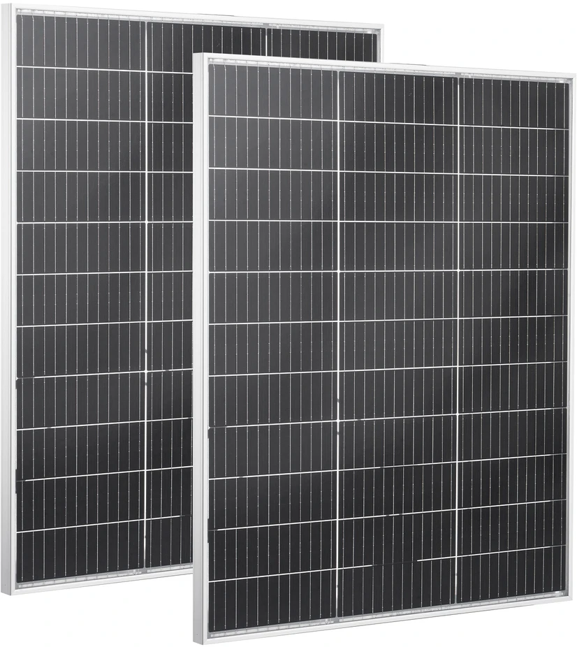 VEVOR 2 vnt. 100W bifacialiniai saulės moduliai