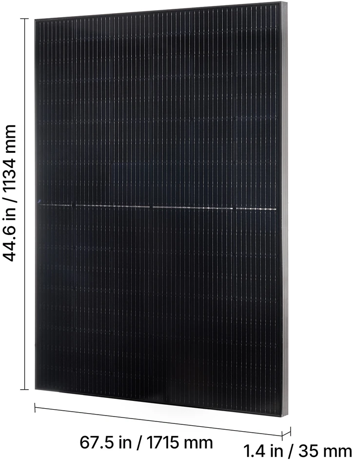 VEVOR 2vnt 400W monokristaliniai saulės moduliai