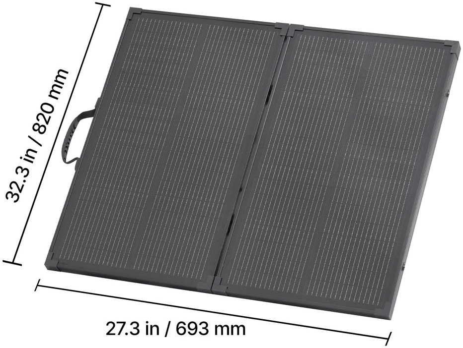 VEVOR Sulankstomas 100W saulės panelis su rėmu