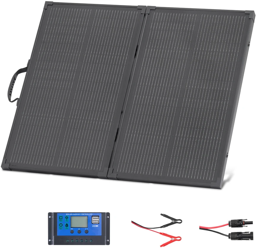 VEVOR Sulankstomas 100W saulės panelis su rėmu