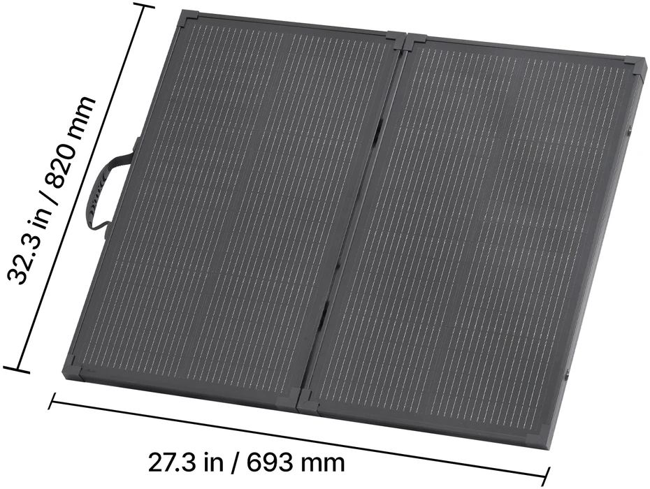 VEVOR Sulankstomas 100W saulės panelis su rėmu