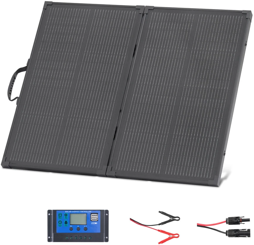 VEVOR Sulankstomas 100W saulės panelis su rėmu