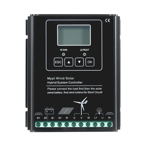 VEVOR 12V 400W saulės ir vėjo energijos rinkinys