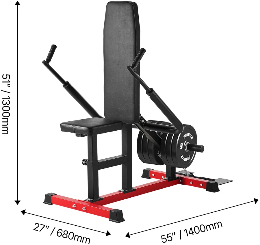 VEVOR Sėdimas tricepso ir bicepso spaudimo treniruoklis