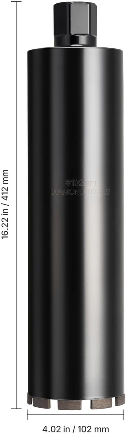 VEVOR Deimantinis grąžtas 102 mm gręžimui betone