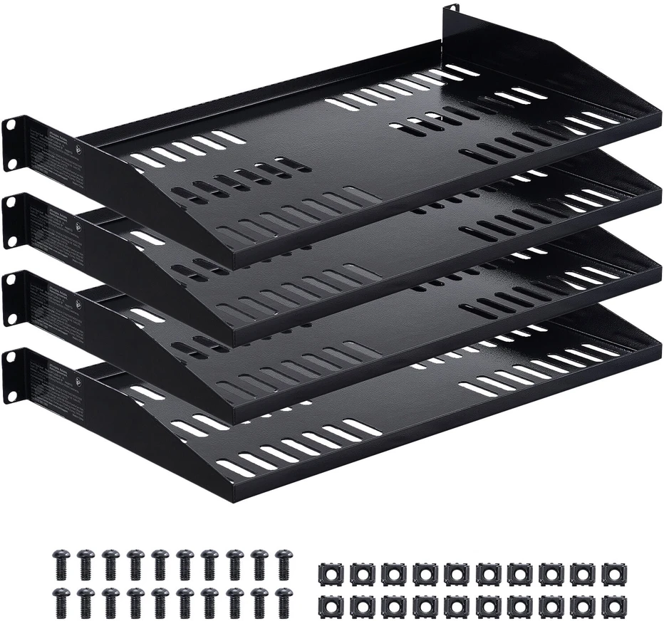VEVOR 1U serverio spintos lentyna, 4 vnt.