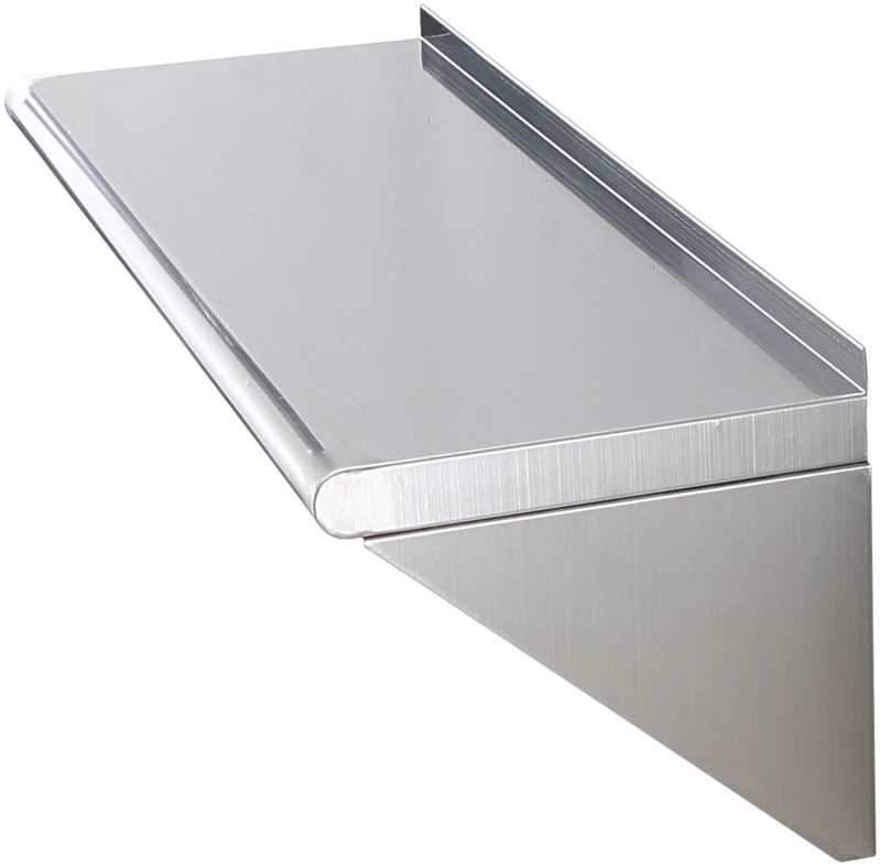 VEVOR 91 cm x 30 cm nerūdijančio plieno lentyna