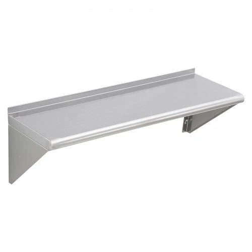 VEVOR 91 cm x 30 cm nerūdijančio plieno lentyna