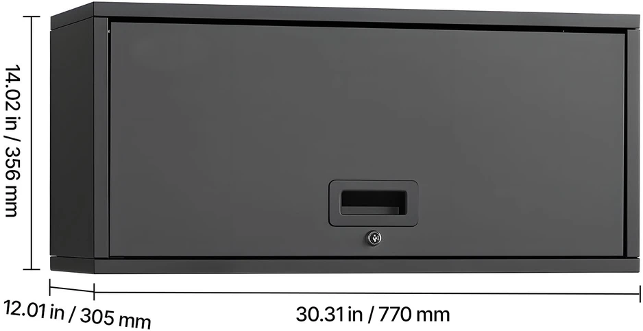VEVOR Metalinė sieninė kabina