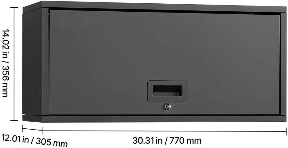 VEVOR Metalinė sieninė kabina