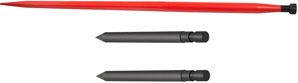 VEVOR Šieninis iešmas 124.5 cm traktoriui, 1361 kg, šakių iešmas rulonams su stabilizatoriais, tvirtas šieno rulonų perkėlėjas, rulonų šakės su 2 stabilizatoriais