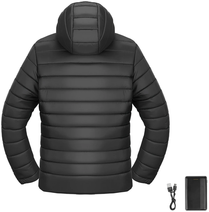 VEVOR Vyriška šildoma striukė su 7.4V baterija