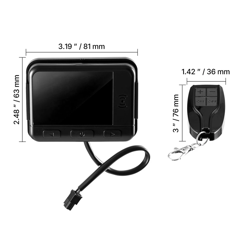 VEVOR Dyzelinio oro šildytuvo valdiklis DC5V su LCD