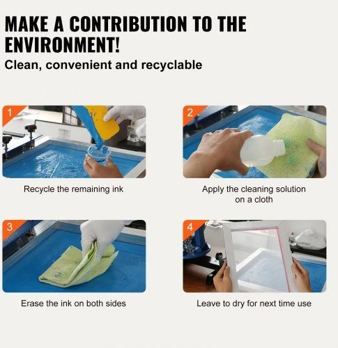 VEVOR Šilkografinio spausdinimo rinkinys, 2 aliuminiai rėmai