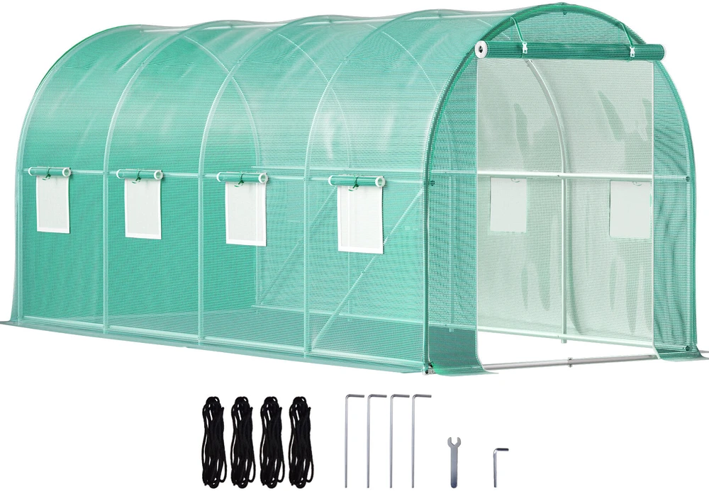 VEVOR Įėjimo tunelinė šiltnamis, 4.5 x 2 x 2 m