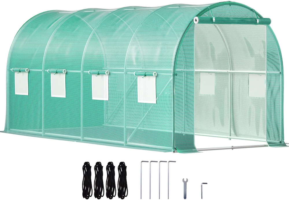 VEVOR Įėjimo tunelinė šiltnamis, 4.5 x 2 x 2 m