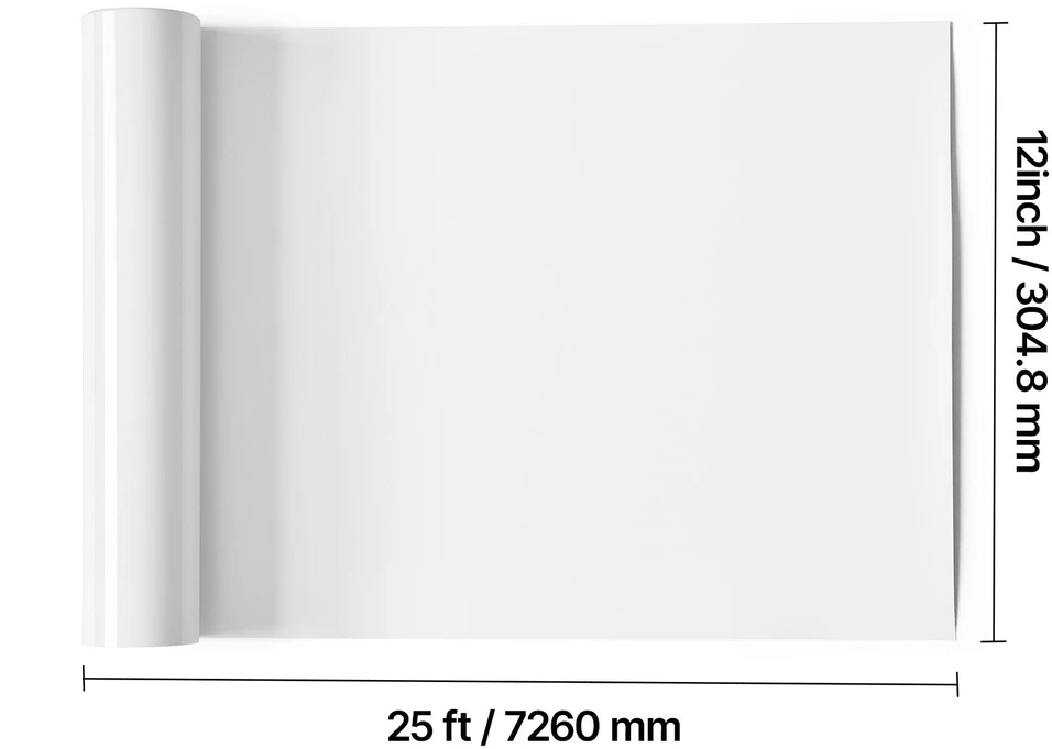 VEVOR blizgus pernešimo popierius vinilas HTV rulone