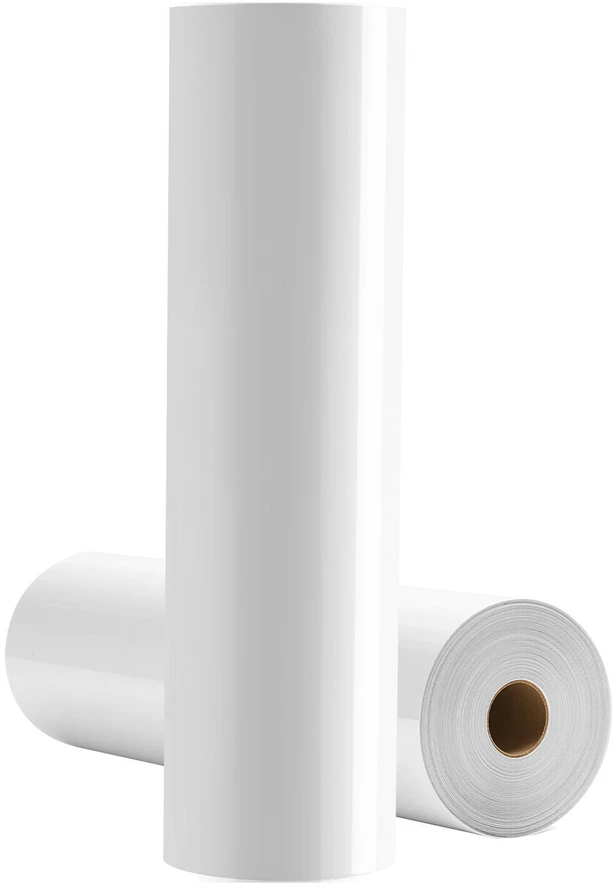 VEVOR Termo plėvelė blizgi balta 30 cm x 2133 cm