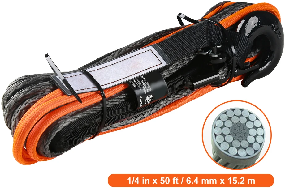 VEVOR Sintetinė troso virvė ATV ir UTV transportui
