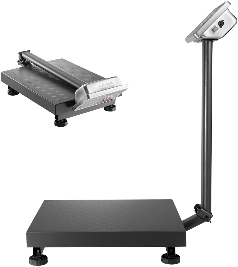 VEVOR Elektroninės platforminės svarstyklės 300 kg, tikslumas 50 g