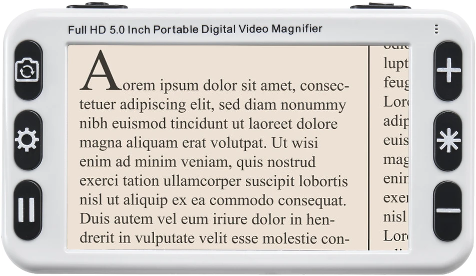 VEVOR Nešiojamas skaitmeninis vaizdo didintuvas 2-48X